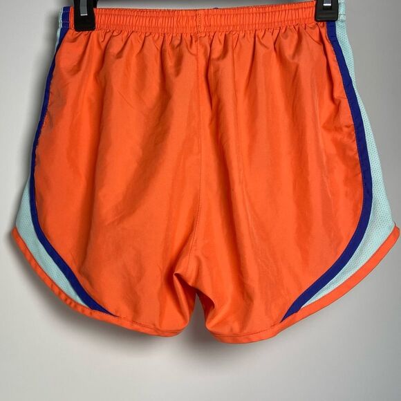 Nike Dri-Fit Tempo Womens Orange Running Shorts Athletic Liner Active Gym Size S - Picture 5 of 8